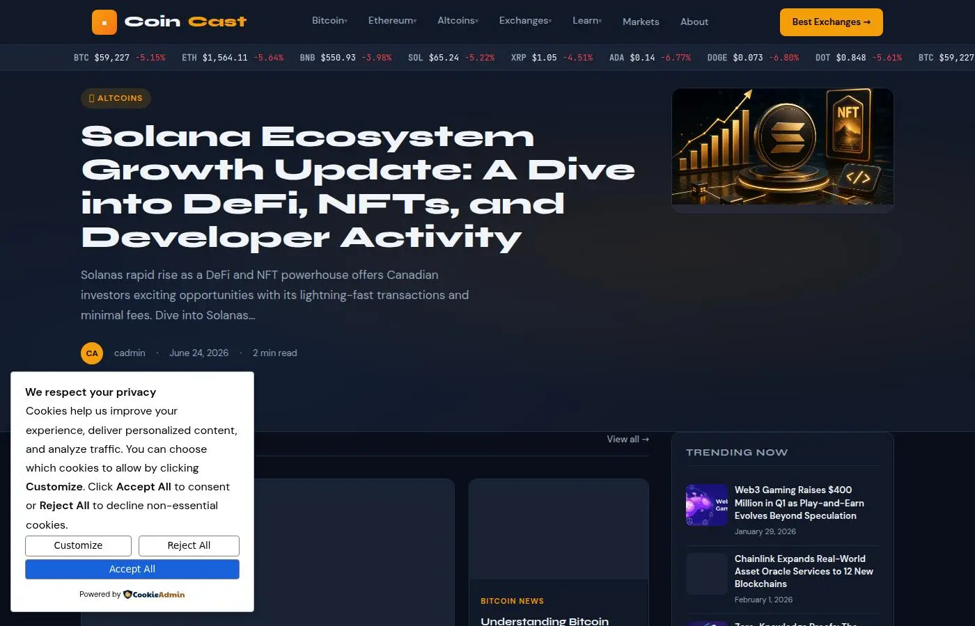 coincast.net