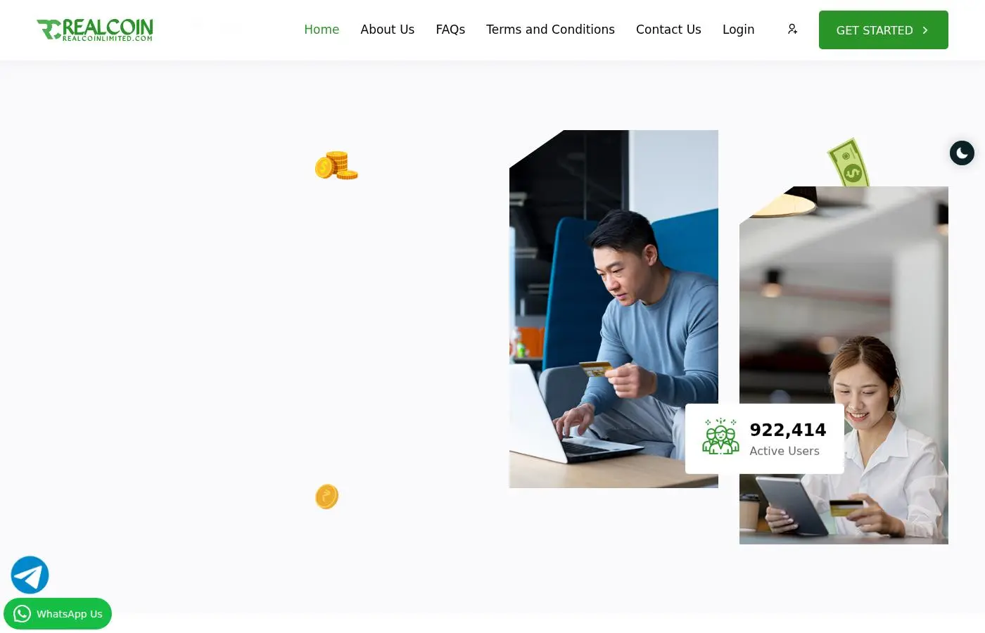 realcoinlimited.com