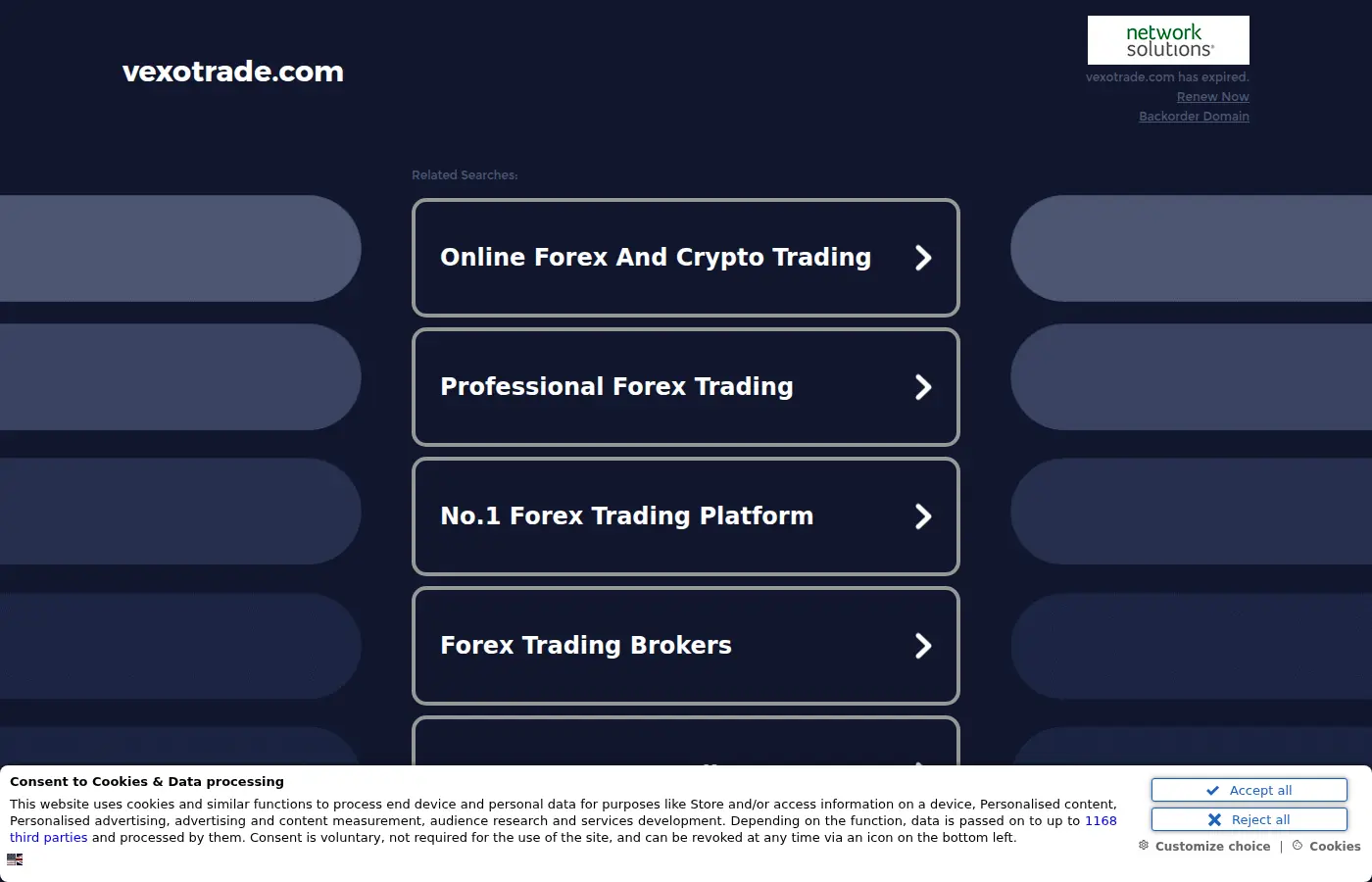 vexotrade.com